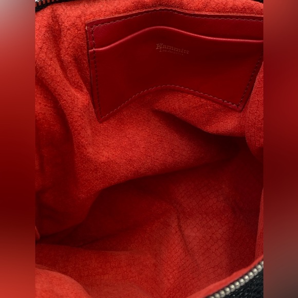 Hammitt Montana Large Reversible Black Leather Crossbody Bag RARE - Picture 8 of 10